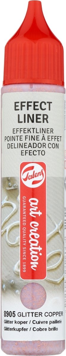 Talens Effect Liner/Dot Stift Glitter Copper 28ml | 8905